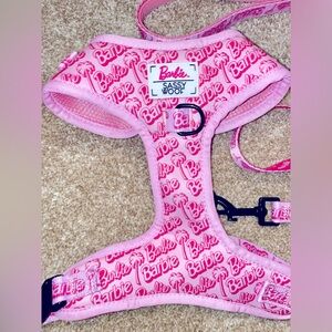 Sassy Woof x Barbie • Adjustable Harness + Leash • Medium